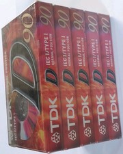 Lot 5 Cassettes Audio Vierges