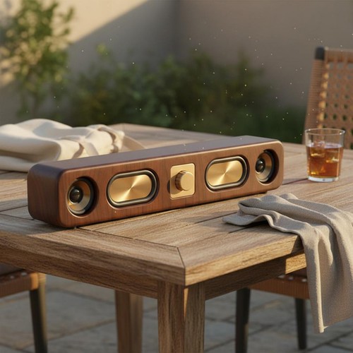 Enceinte bluetooth bois - bluetooth,