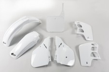 kit plastique carènes Honda CR 500 1989 - 1990 blanc ovni plast époque vintage