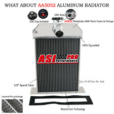 3 Row Aluminum Radiator For International Farmall Cub&Cub Lowboy 