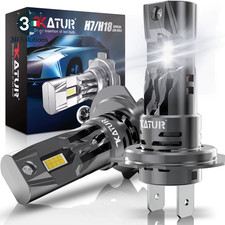 Katur 2X Canbus H7 LED Bulb 22000LM 120W Error Free 1:1 Mini Size Lamp