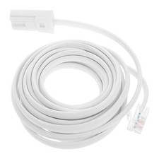 Câble téléphonique britannique pour téléphone fixe fax, rallonge