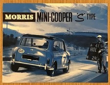 MORRIS MINI COOPER S TYPE Car Sales Brochure Aug 1963 #H&E 6364