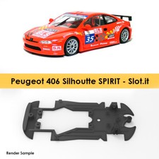 Peugeot 406 Silhouette SPIRIT 3D chassis for slot.it stand