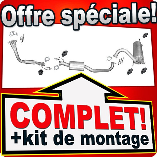 échappement pour mitsubishi - pour,