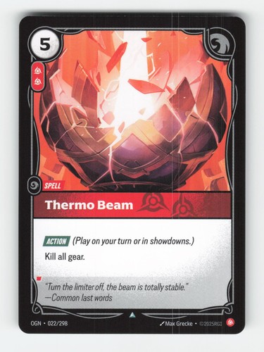 Thermo beam 022 298 uncommon - beam,