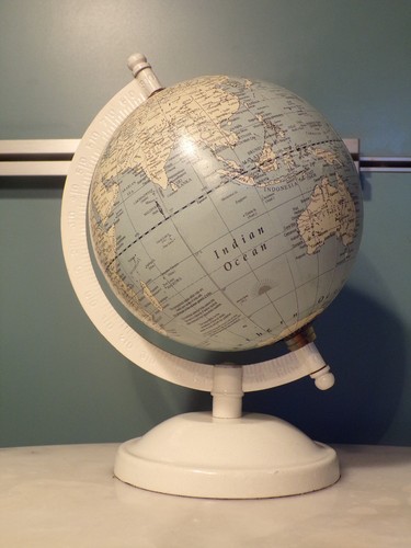 Globe terrestre métal - métal, style