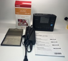 Canon Selphy CP1300 Compact Photo Printer Tested Working W/ Extras