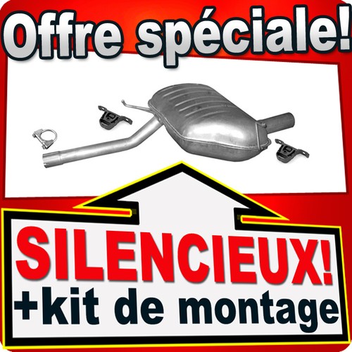 Silencieux arriere pour - silencieux,