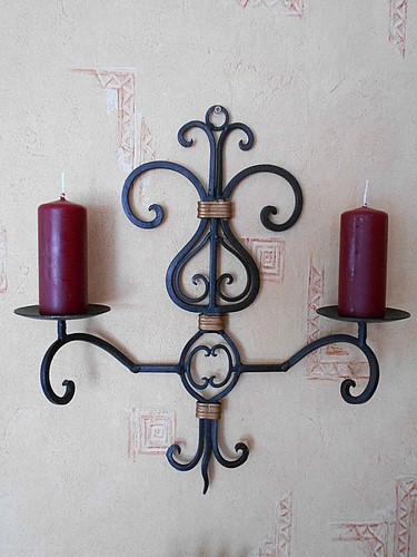 Support bougie mural - mural, en