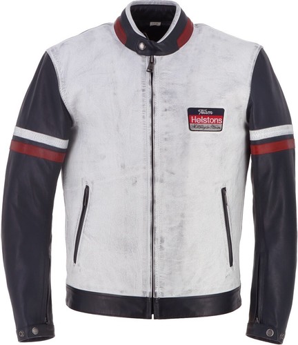 Veste cuir moto helstons - veste,