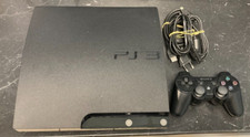 Console Sony PS3 Noir Slim 160 go + 1 Manette + Câbles - Occasion