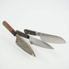 Japanese Used Kitchen Knife 3-Piece Set High Quality Vintage Sushi F-384