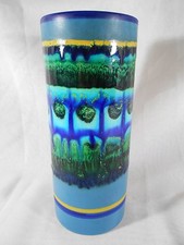 MAGNIFIQUE VASE BLEU VERT EN