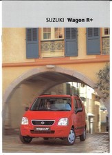 Suzuki Wagon R+ 1.3 GL 2002-2003 UK Market Sales Brochure