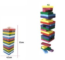 X Mini Tour Verticale Puzzle En Bois Coloré Jeu Éducatif Pour Enfants Dfh