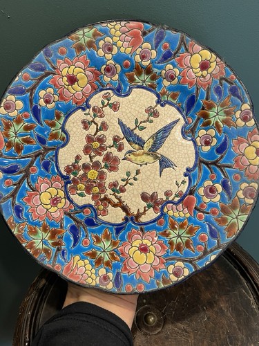 Assiette emaux longwy - assiette, de