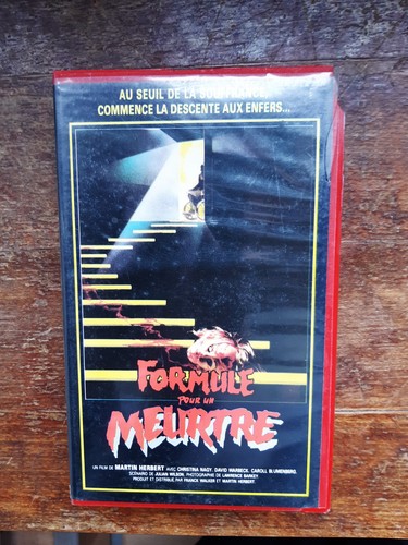 Cassette vhs horreur formule - cassette,
