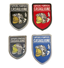 LOT de 4 Tissus SAPEURS