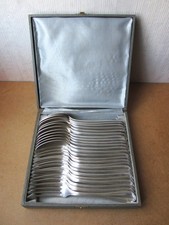 Christofle 12 Person Utility Tableware Model Spatours in Very Good Condition 24 Piece