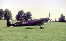 original 35mm slide aircraft RAAF spitfire IX I-spit MT719 YB-Y Franco Actis 93