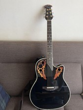 Acoustic Guitar Ovation Custom Elite C2078AX-5 Black