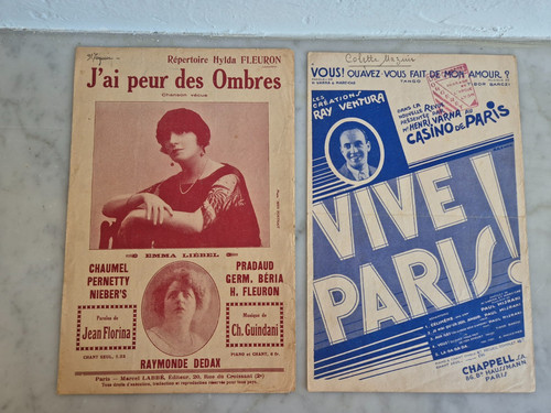 Lot partitions originales - lot,