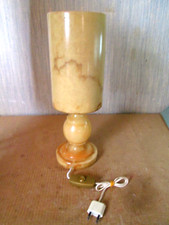 LAMPE de TABLE en Pierre Naturelle Albatre Lamp Luminaire Déco Décoration Lamp