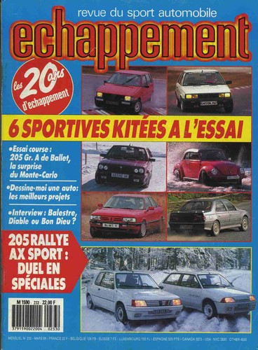 Echappement 233 1988 6 - echappement, n°233