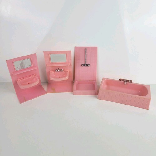 Meubles poupées vintage salle - poupées,