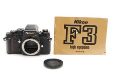 [Excellent+5 w/Cap] Nikon F3 HP 35mm SLR Film Camera Body Black From JAPAN