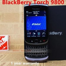 BlackBerry Torch 9800 Slider 3G GSM Unlocked 5MP 4GB Black QWERTY Smartphone
