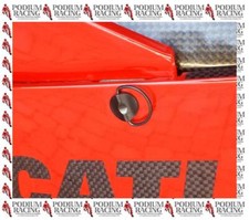 Ducati Noir Titane Set 14 1/4 Turn 17MM Dzus Carénage Fixation 748 916 996 998