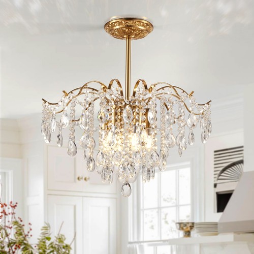 Elegant crystal chandelier - crystal,