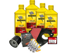 Set / Entretien Honda VT 600 Shadow 1998 Huile Bardahl Filtre à Air 4 Bougies