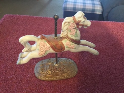 Homco ceramic carousel horse - homco,