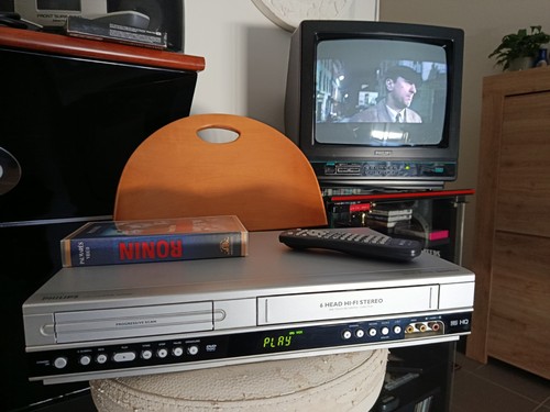 Combiné magnétoscope vhs - combiné,