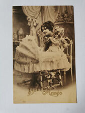 CPA Happy New Year - stroller - doll - young woman