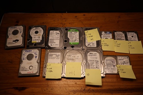 Lot disques dur sata 5 - sata, et