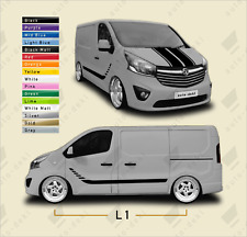 Fits Vauxhall Opel Vivaro L1 SWB - Stripe Kit *Both Sides + Front* Motorhome Van