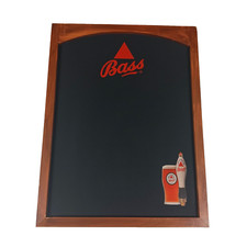 VTG Wooden Bass Pale Ale Chalkboard Beer Sign Advertisement Bar Decor 18x25 Rare