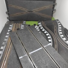 Scalextric 6 rails droits croisement , départ, power base  N° PT/74, 78 1/32
