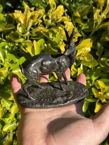 Bronze animal deer xix - deer,