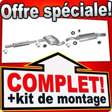 Ligne pot d'échappement pour VW CORRADO 1.8 136CH Silencieux