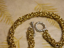 bracelet mailles bysantine