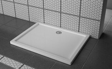 Receveur de Douche Bac Syphon Viega Baignoire en Acrylique Rectangle Plat 90x160