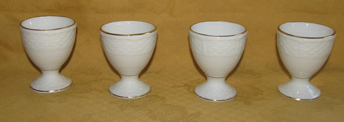 Lot coquetiers porcelaine - lot,
