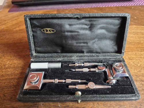 Ancien coffret compas verge - coffret,