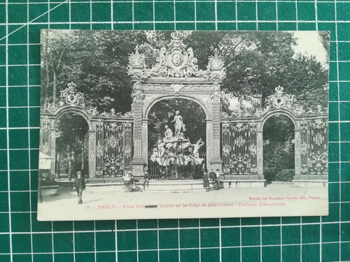 138 old postcard nancy - postcard,