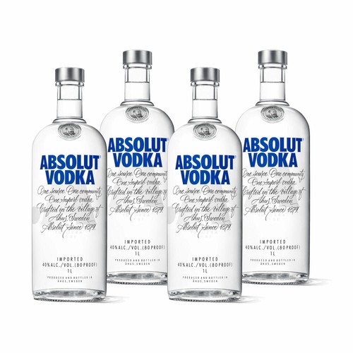 Absolut vodka original set - original, de
